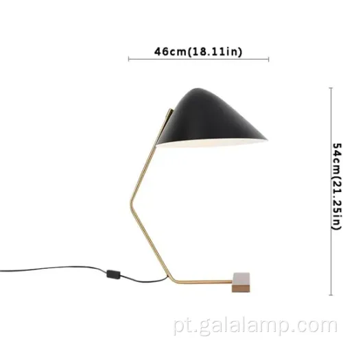 Lâmpada de mesa led nórdica para decoração moderna do quarto